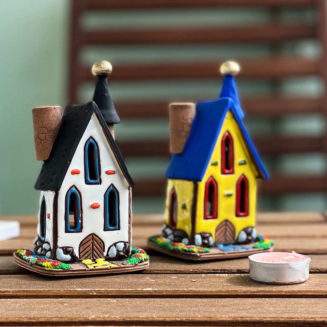 Handmade Ceramics Candle Holder House Warming Gifts New Home, Pottery