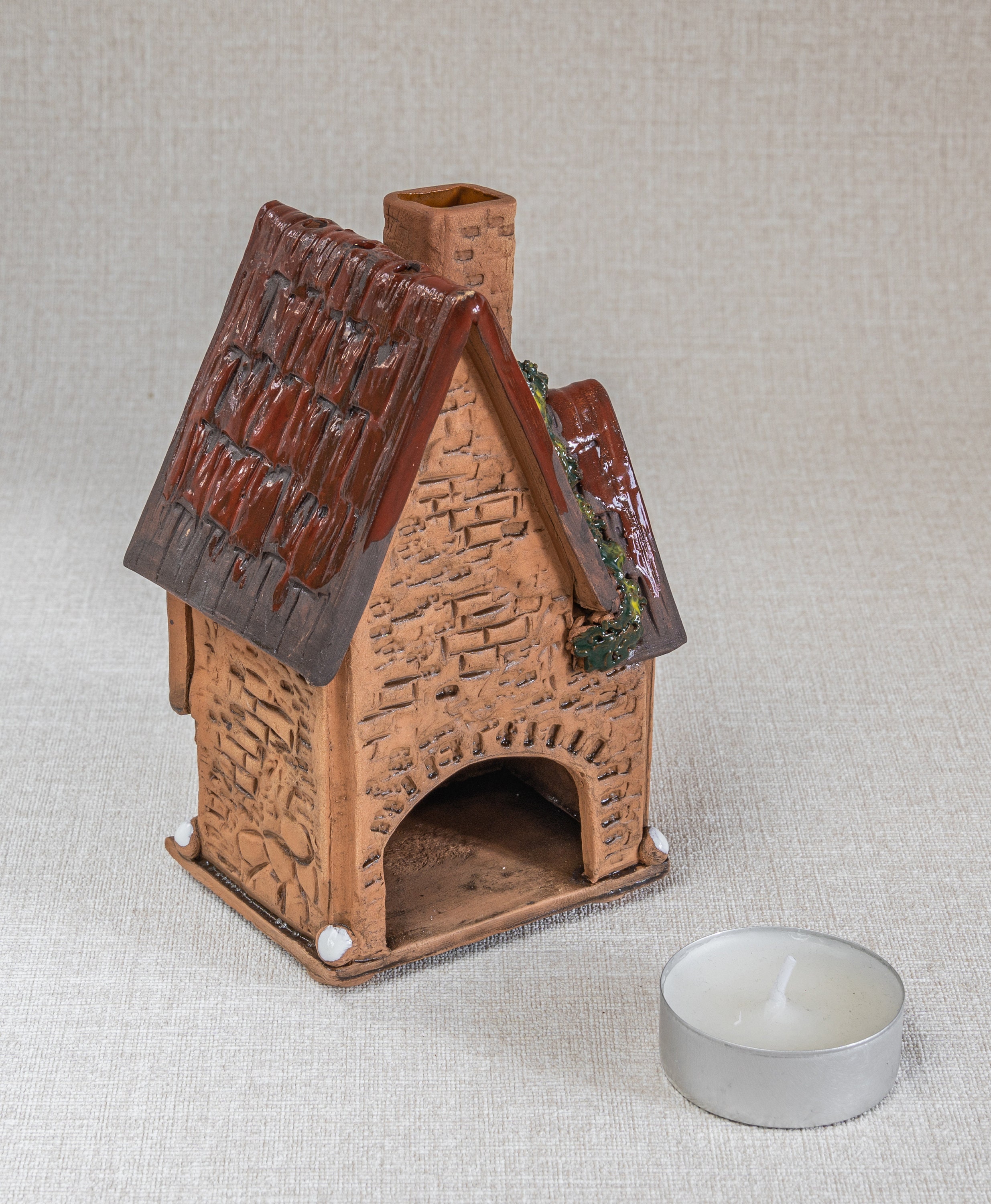 Ceramic House Tea Light Holder Decorative Night Light House Etsy