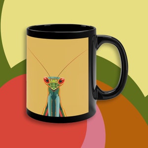 Minimalist Praying Mantis gift Praying Mantis gift Praying Mantis mugs Praying Mantis gift for minimalism art lover Praying Mantis gifts