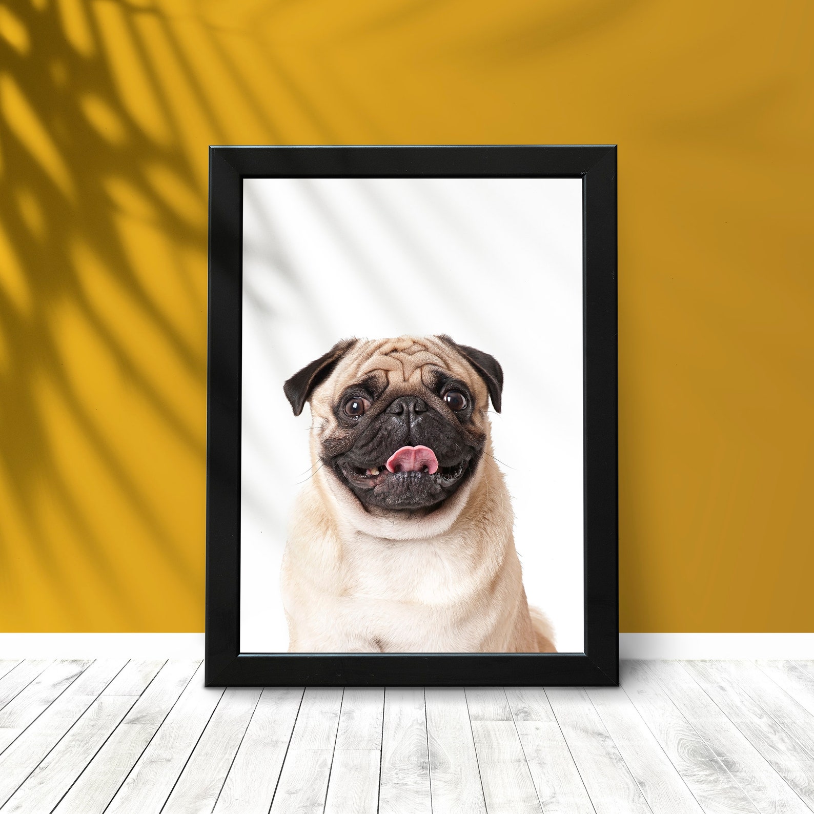 Pug Print Instant Download Art Pug Dog Wall Art New Home Etsy