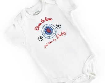 NY Rangers Snoopy Hockey Baby Short Sleeve Bodysuit