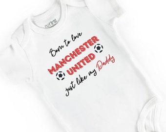 personalised baby manchester united kit