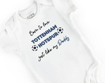 Personalised Football Bodysuit ARSENAL’S No1 DRIBBLER JUST LIKE MY DADDY