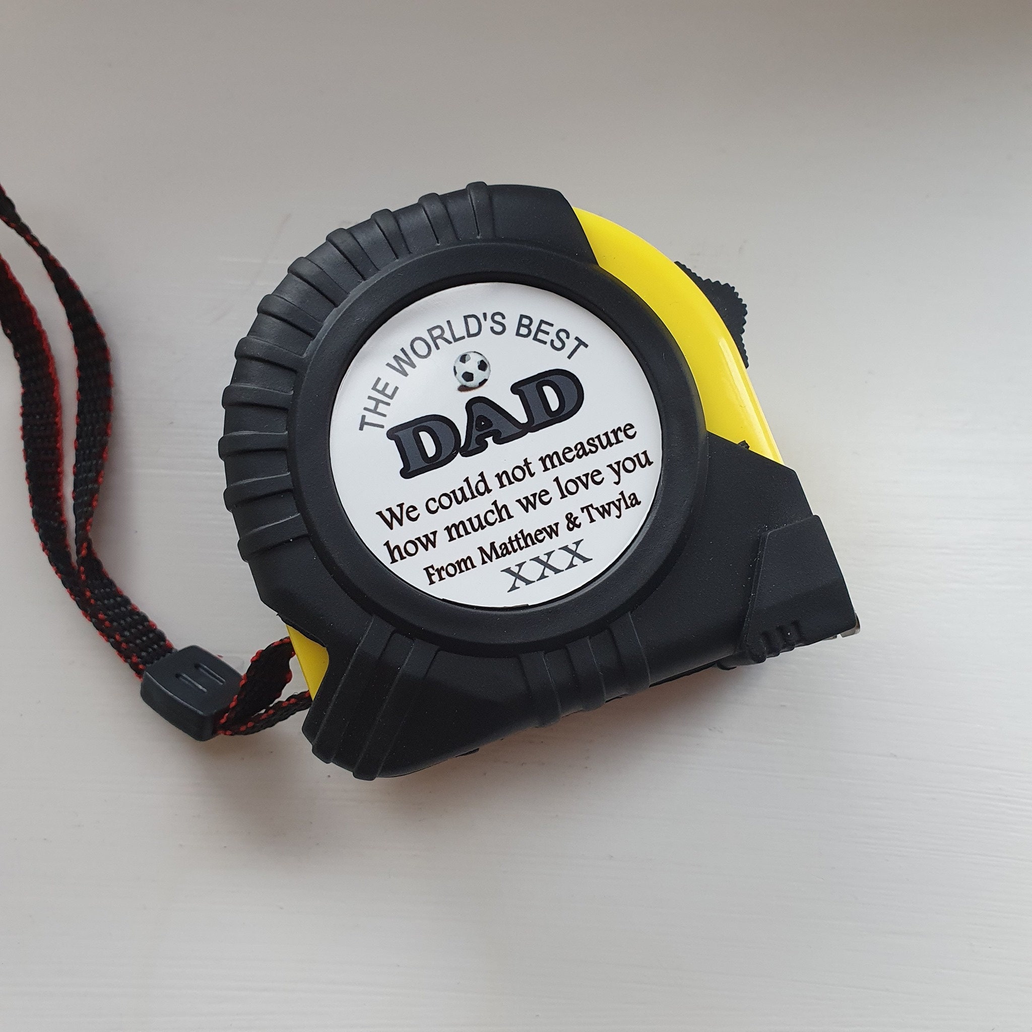 Personalised Tape Measure / Dad Tape Measure / Grandad Tape Etsy