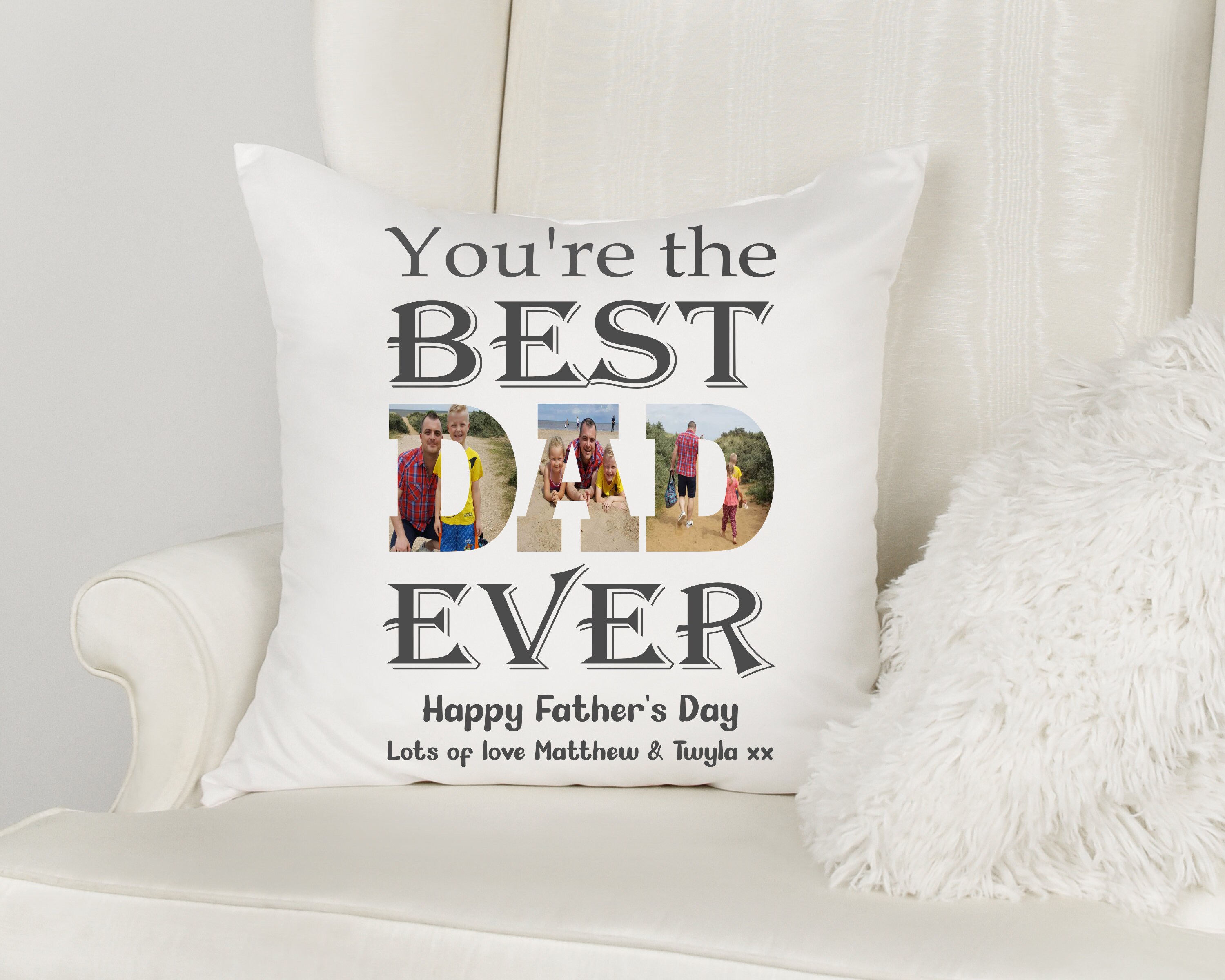 Personalised Dad Cushion / Father's Day Cushion / Etsy