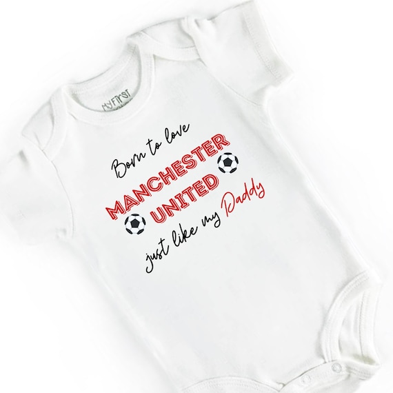 Buy Personalised Manchester United Vest Custom Baby Football
