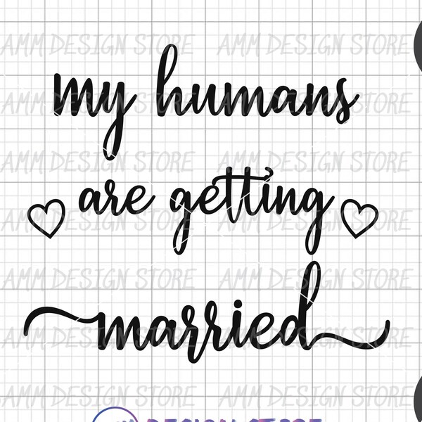 My Humans Are Getting Married - Etsy