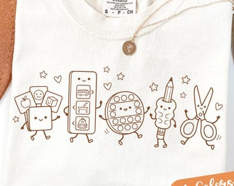 SVG-bestand voor speciaal onderwijsdocenten, IEP-bestand in PNG-formaat, T-shirt met doodles voor speciaal onderwijs in PNG-formaat, cadeau voor speciaal onderwijs, terug naar school-bestand in PNG-formaat, sublimatie voor docenten