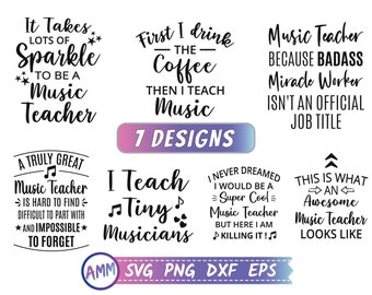 Download Music Teacher Svg Etsy