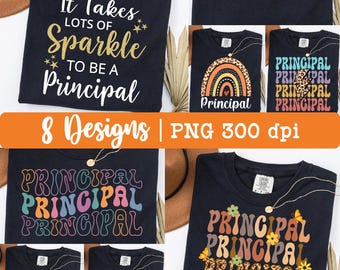 Principal png, Principal Bundle png, Principal png design, School principal png, Principal shirt png, Retro, Leopard, Digital download.