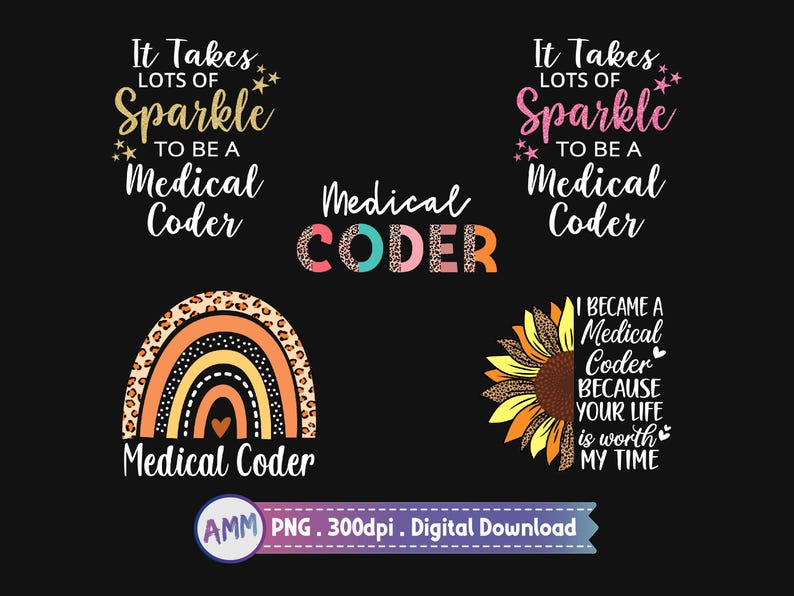 Medical Coder Rainbow Medical Coder Png, Medical Coder Shirt Png, Bundle, Medical Coding Png ...