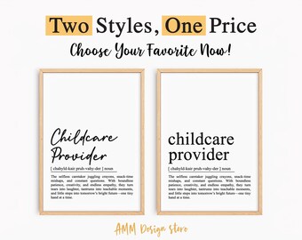 Definitieprint kinderopvang, cadeau kinderopvang, kinderopvangmedewerker, kinderoppas, kunst aan de muur, pdf, jpeg, png.