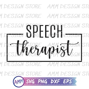 Speech Therapist svg, Speech Pathologist svg, Speech language pathologist svg, Speech Teacher, SLP Svg, Png, Dxf, Eps