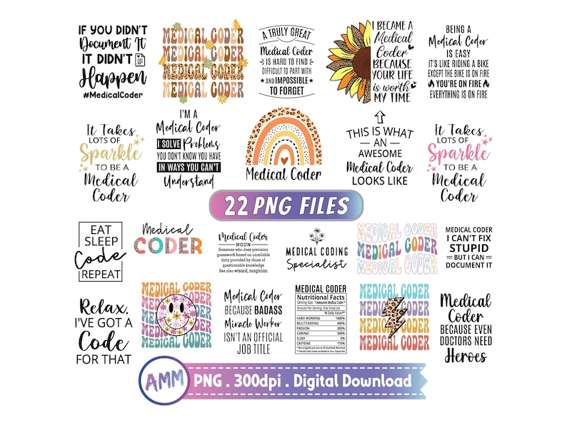 Medical Coder Rainbow Medical Coder Png, Medical Coder Shirt Png, Bundle, Medical Coding Png ...