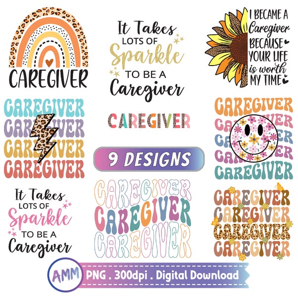 Caregiver png, Caregiver Bundle png, Caregiver png design, Caregiver shirt png, caregiver life png, Caregiver Leopard, Digital download.