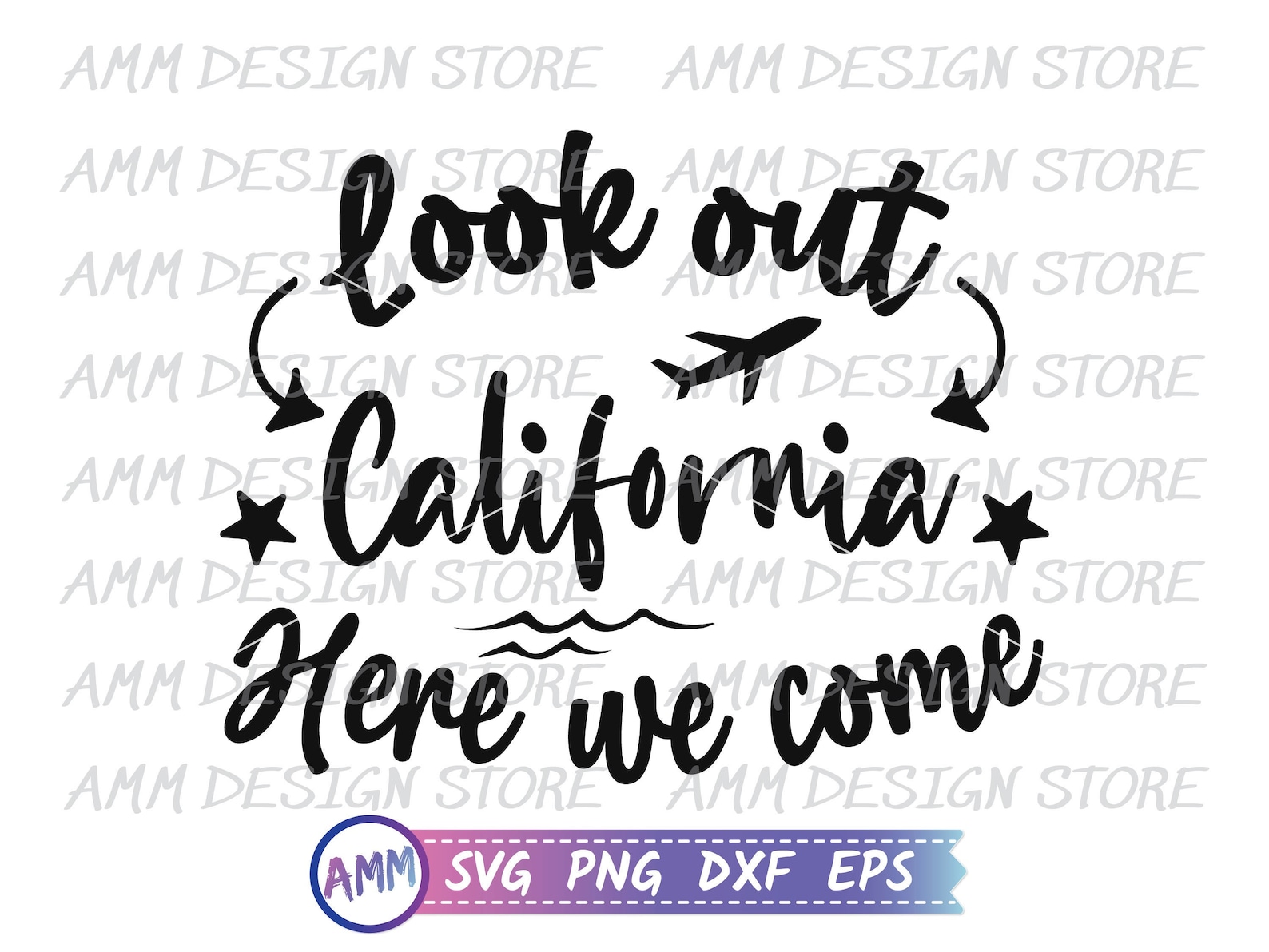 California Svg Look Out California Here We Come Svg - Etsy