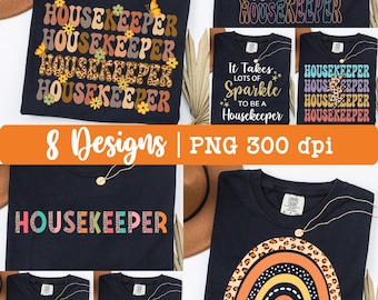 Housekeeper png Bundle, Housekeeping png, cleaning lady png, Cleaning Staff, Cleaning Crew, 8 designs, cleaning service, Instant Download