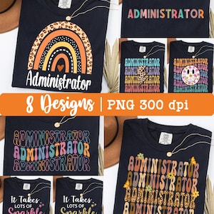 PNG de administrador, paquete, diseño PNG de administrador, PNG de administrador, regalo, Día del administrador, PNG para camiseta, retro, leopardo, diseño de sublimación.