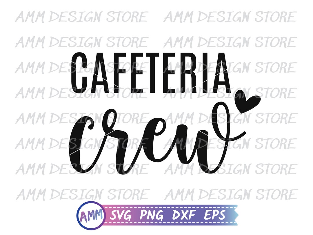 Cafeteria Worker SVG, Cafeteria Crew Svg, Cafeteria Lady Svg, Lunch