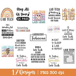 Lab Tech png, Laboratory png, Bundle, Laboratory Technologist PNG Design, Lab tech day, Lab Technician, Lab tech png Instant Download.