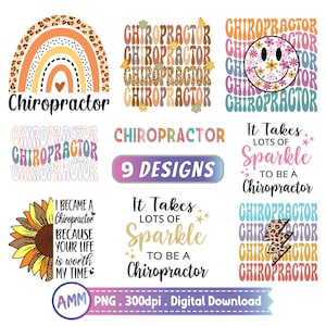 Chiropractor png, Chiropractic Design, Chiropractic png, Bundle, Chiropractic shirt png, Retro, Leopard, Chiropractor png Sublimation Design