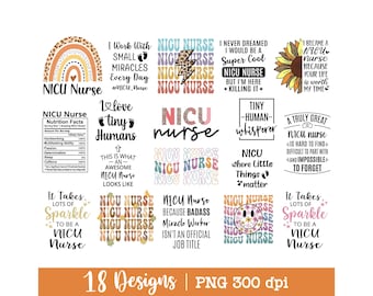NICU Nurse png, Neonatal Nurse Bundle png, NICU Nurse shirt png, nicu Nurse life png, Sparkle, Leopard, Digital download.