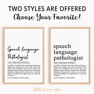 Speech Language Pathologist definition print, SLP gifts, Speech Pathologist, Speech Language png, Speech Therapy Wall art, pdf, JPEG, Png.