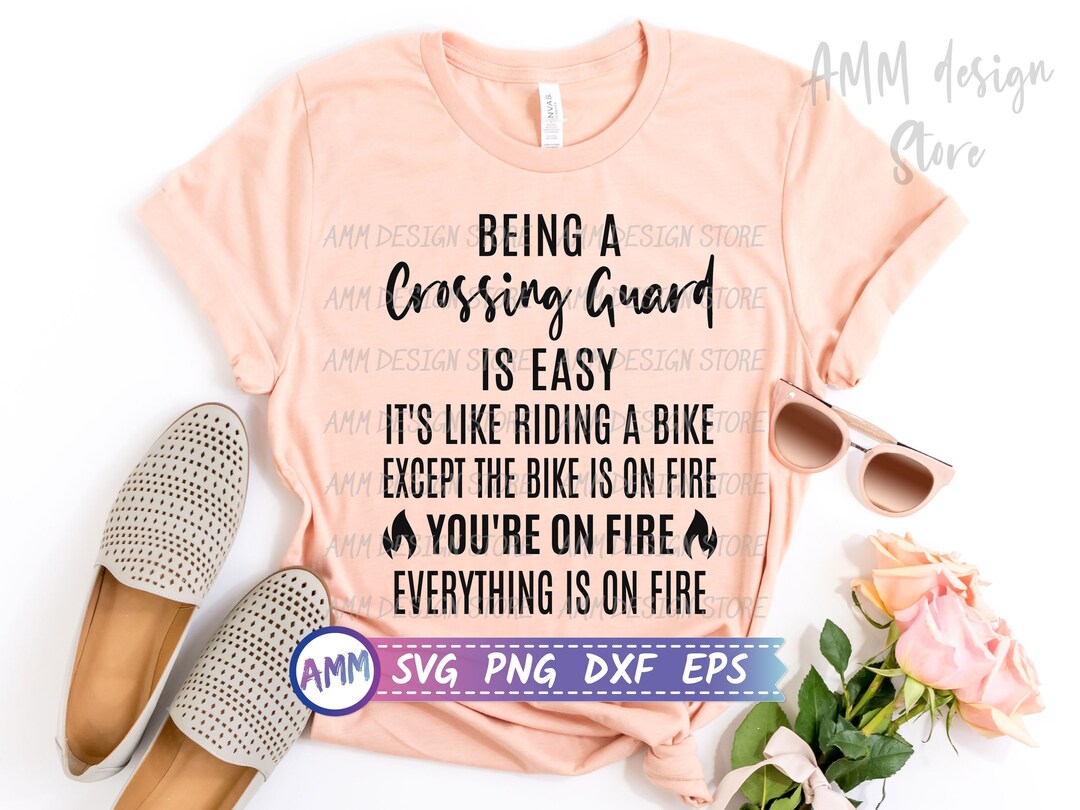 Crossing Guard Svg, Being A Crossing Guard is Easy Svg, School Crossing