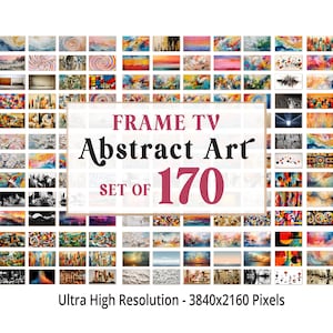 Frame TV Art Bundle, Samsung Frame TV Modern art Collection of 170 art files, Abstract Paintings For Frame TV, 4k, Digital Download