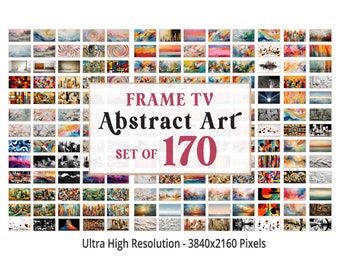 Frame TV Art Bundle, Samsung Frame TV Modern art Collection of 170 art files, Abstract Paintings For Frame TV, 4k, Digital Download