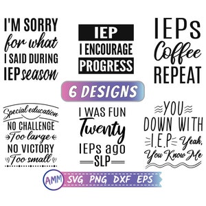 IEP svg, IEP svg Bundle, spezielle Bildung svg, IEP Lehrer svg, Spezielle Ed Wertschätzung, sped svg, Png, Dxf, Eps
