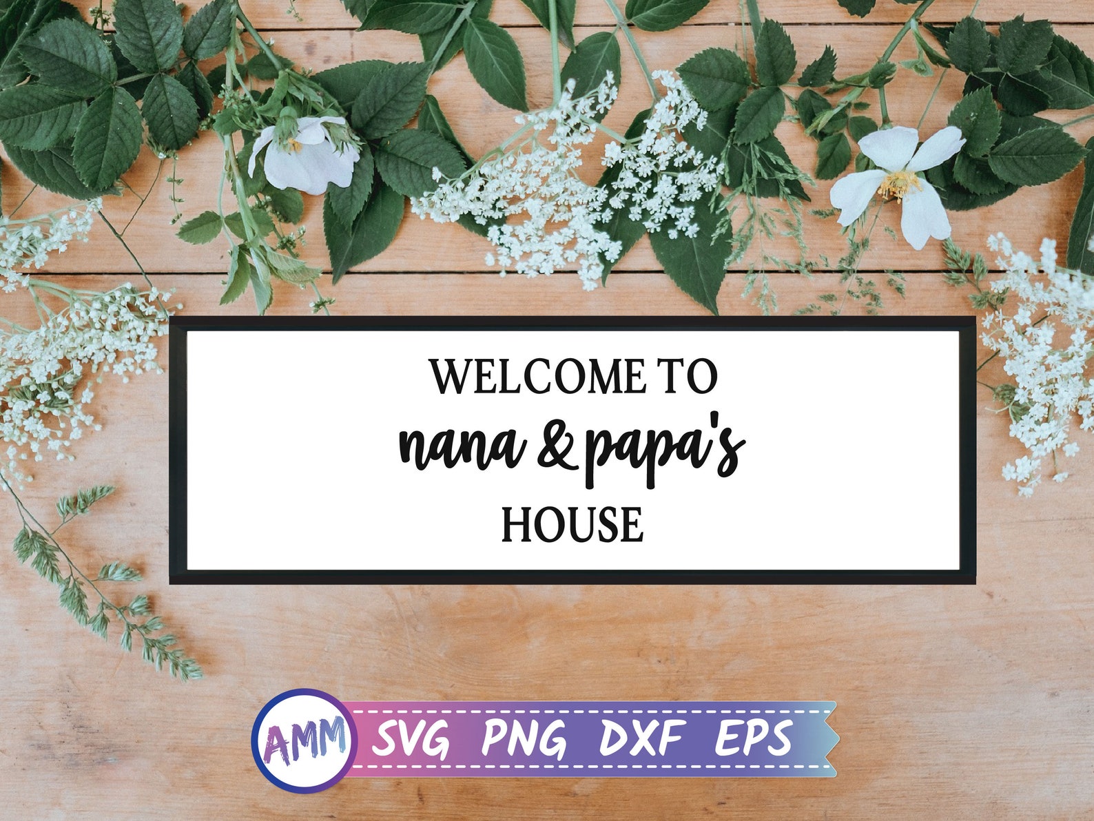 Nana and Papa's House svg Home Doormat svg Etsy