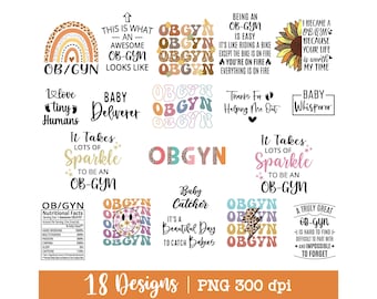 PNG de ginecología y obstetricia, PNG de ginecología y obstetricia, paquete, diseño PNG de ginecología y obstetricia, PNG de enfermera ginecológica y obstetra, PNG para camisetas, retro, leopardo, diseño para sublimación.