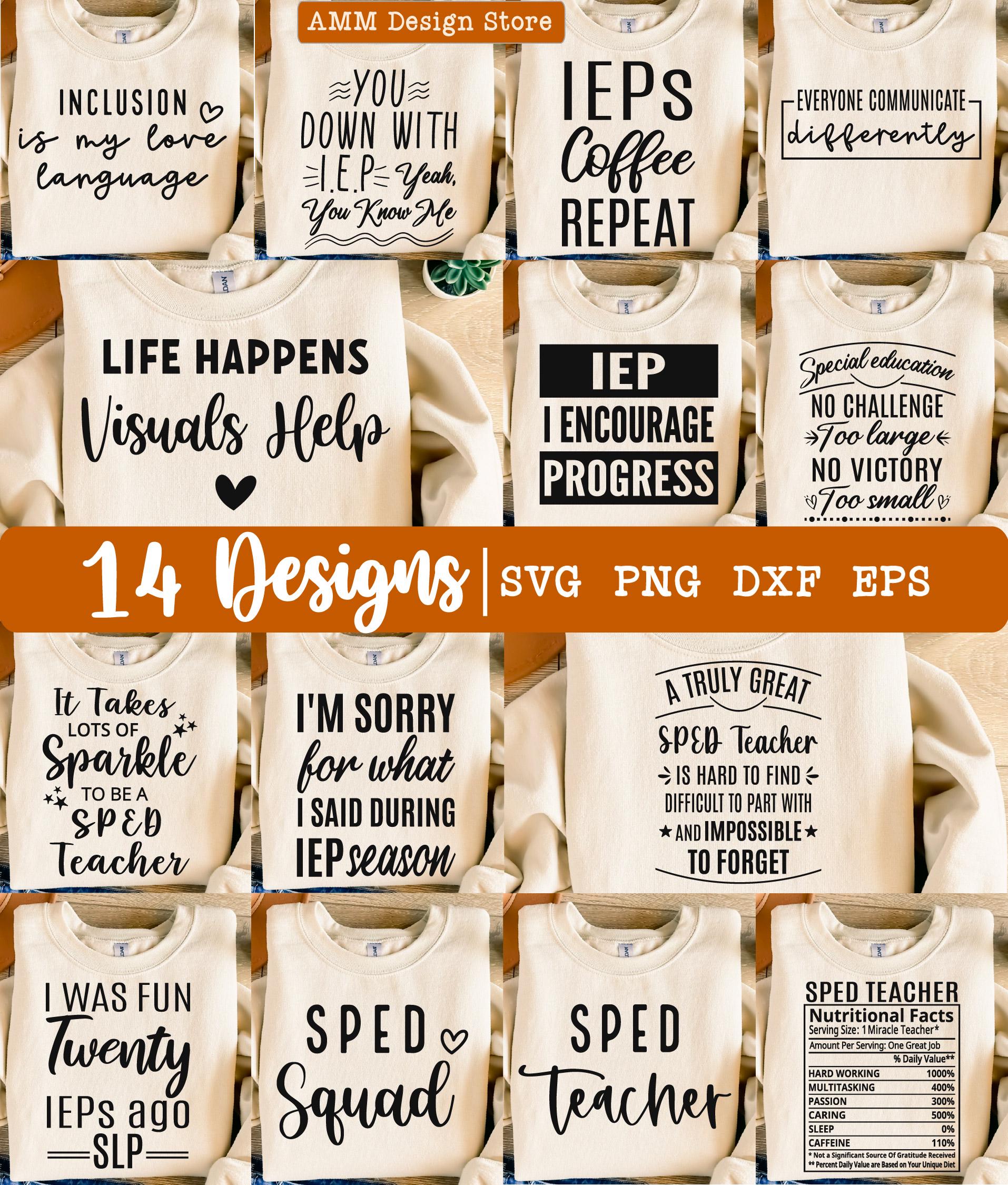SPED Teacher Svg, Bundle Svg, Special Education Svg, IEP Teacher Svg ...