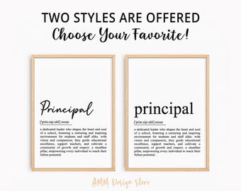 Principal definition print, Principal gifts, Principal png, School Principal, Principal Wall art, pdf, JPEG, Png.