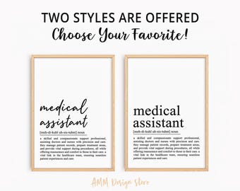 Medical Assistant definition print, Medical Assistant gifts, Registered Medical Assistant, Medical Assistant png, Wall art, pdf, JPEG, Png.
