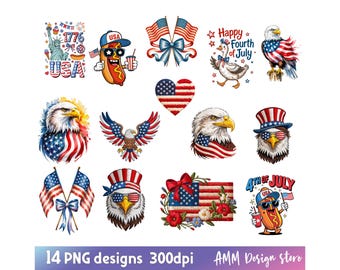 4th of July Bundle Png, Patriotic Png, Preppy America Coquette PNG, Memorial Day Png, Retro America Png, Girly USA Png, 1776 Png