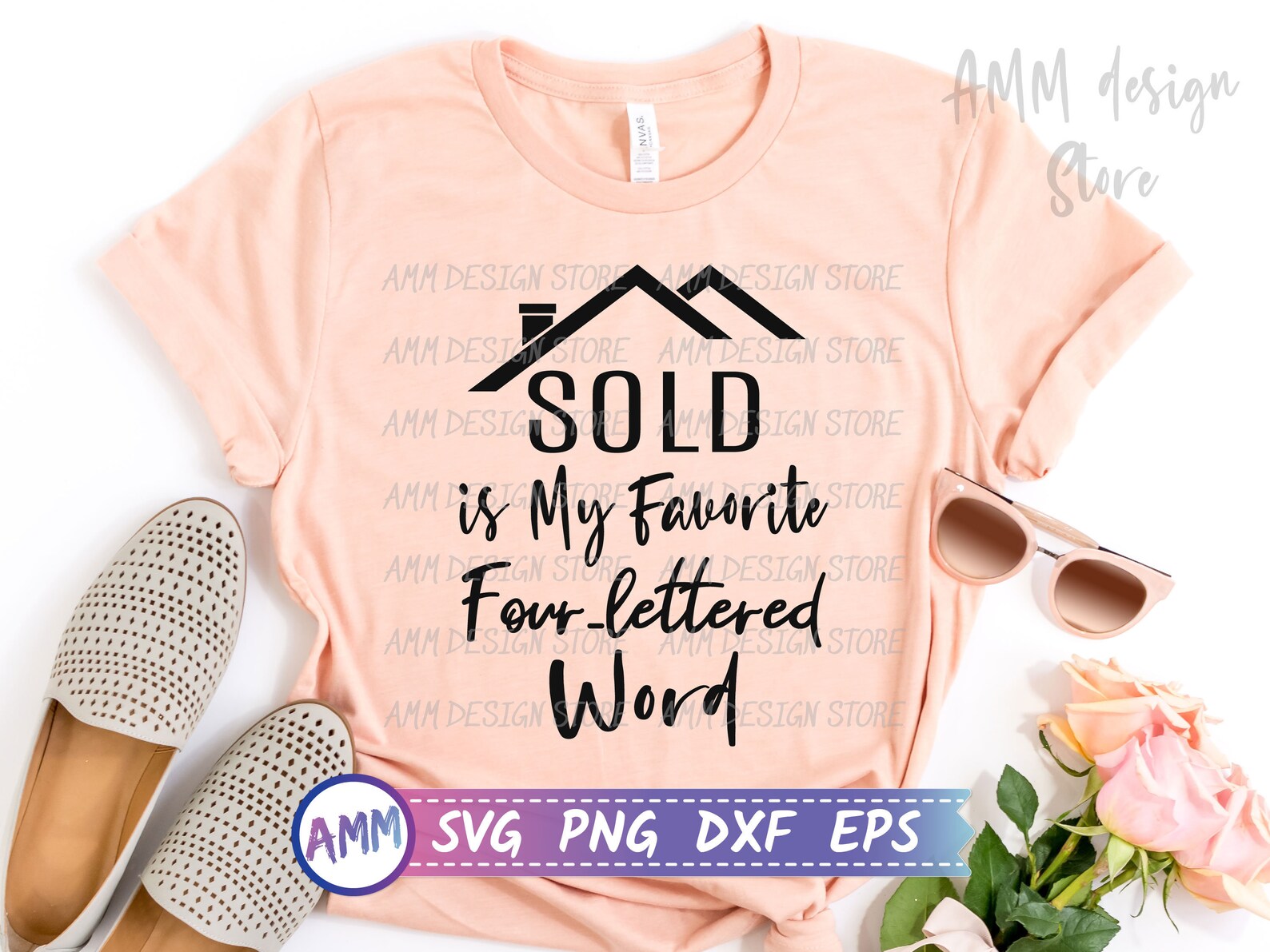 Sold is My Favorite Four Letter Word svg Real Estate Agent | Etsy