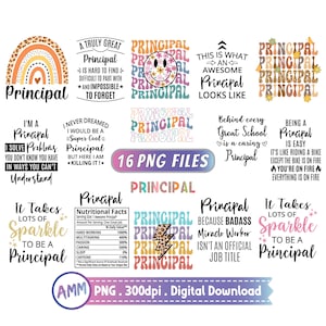 Principal png, Principal Bundle png, School principal png, Principal png design, Principal shirt png, Retro, Leopard, Digital download.