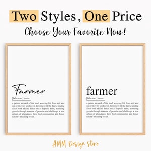 Farmer definition print, Farmer gift, Farmer Poster, Farmer Wall art, Farm Life, Country Home Decor, pdf, JPEG, Png.