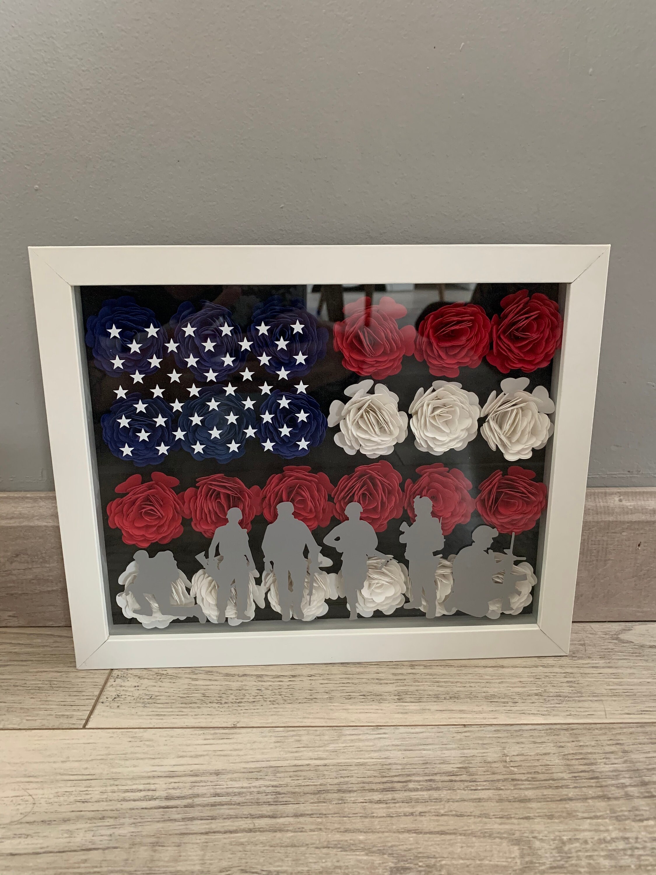 Military Shadow Box USA Shadow Box American Flag Shadow Box Etsy UK