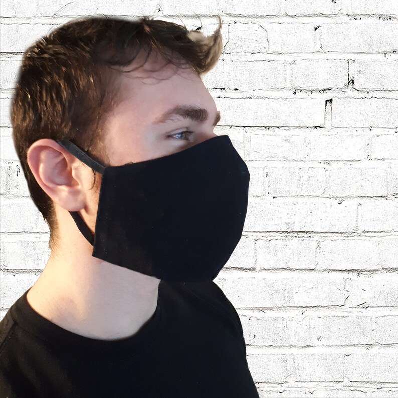 3Layer Face Mask Mask with Filter Mask with Filter Pocket Etsy