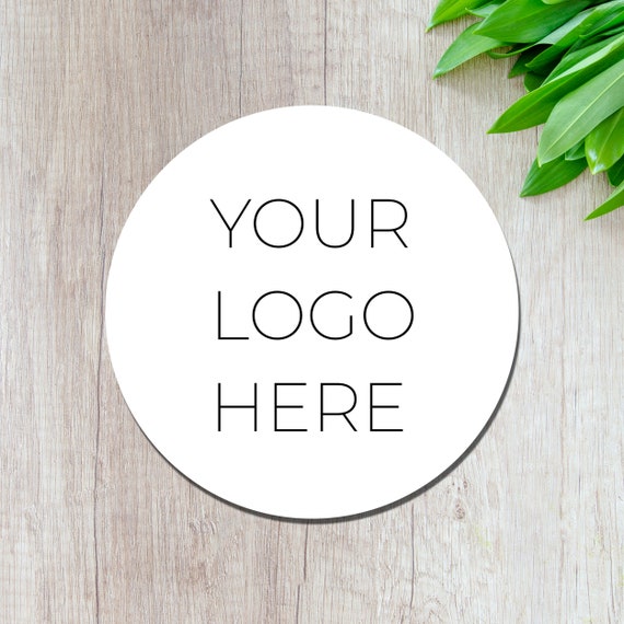 Custom Business Logo Stickers, Personalized Business Logo Stickers, Custom  Stickers, Personalized Stickers, Thank You Stickers, Round Labels 