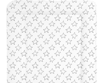 Black /& White Arrow Design Deluxe Unisex Baby Waterproof Changing Mat with Raised Edges