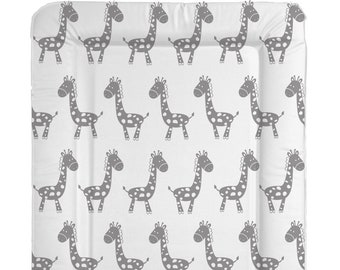 Deluxe Unisex Baby Waterproof Changing Mat with Raised Edges Black /& White Arrow Design
