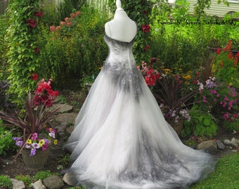 black and white wedding dresses for sale