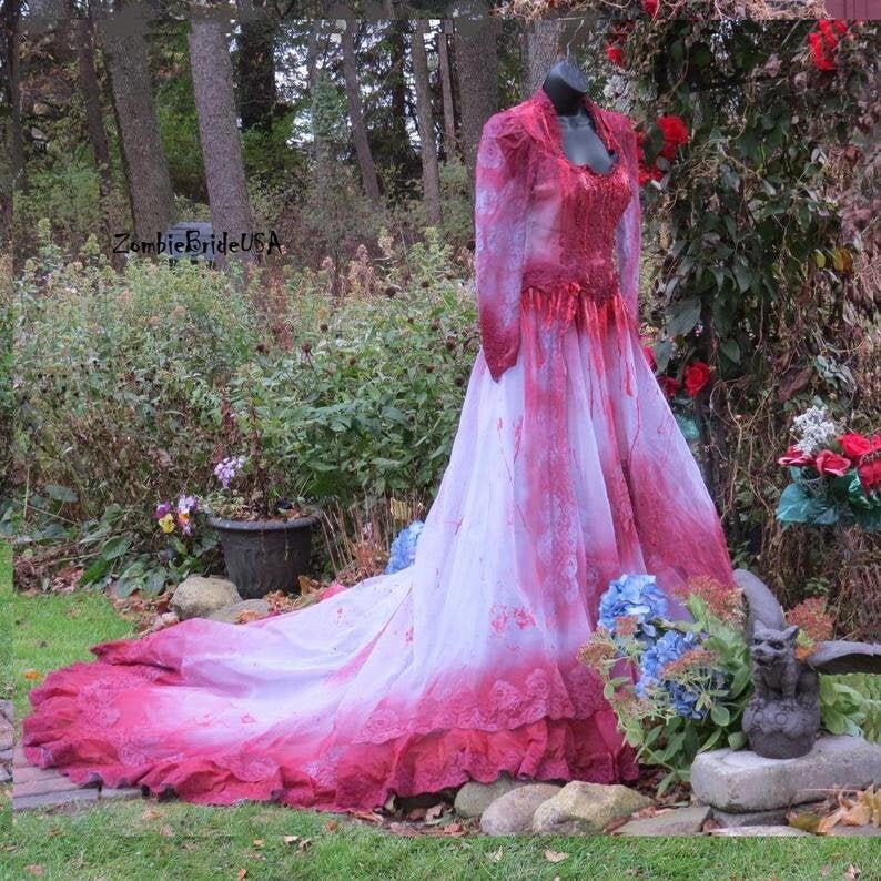 Carrie costume dress Halloween bride Vampire costume | Etsy