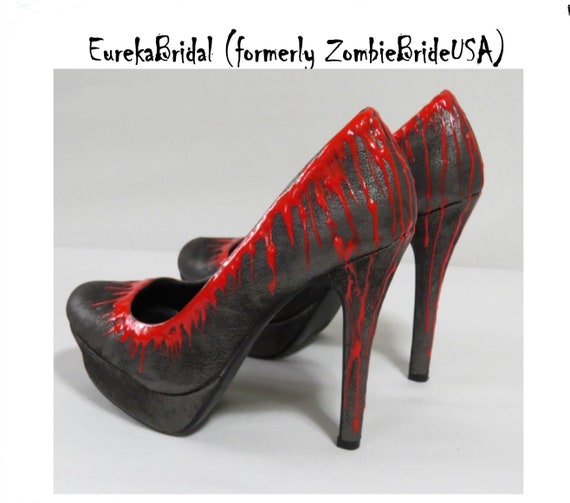 dark gray heels for wedding