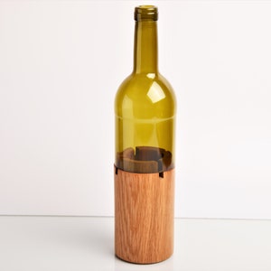 Weinlicht Eiche, Windlicht Unikat, Terrassenlicht,  Geschenk, Hochzeit, Weihnachtsgeschenk, Geburtstagsgeschenk,
