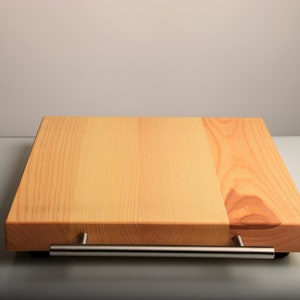 Sliding board for the Thermomix®- rolling board made of ash wood,